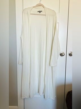 Jessica London Cream Knit Cardigan